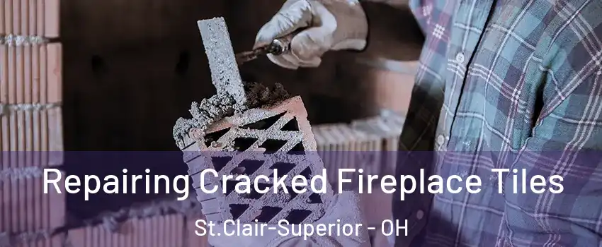 Repairing Cracked Fireplace Tiles St.Clair-Superior - OH